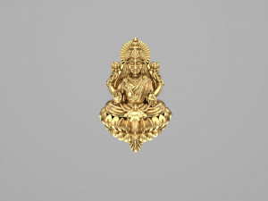 laxmi indian godess 3D Model