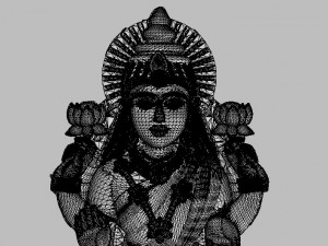 laxmi indian godess 3D Model