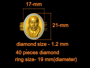 saibaba ring 3D Model