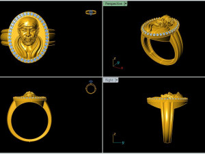 saibaba ring 3D Model