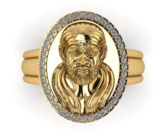Buy Online Sai Baba Design Impon Finger Ring FR1274