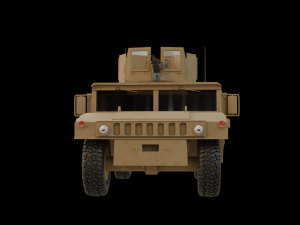 humvee 3d v2 Modelo 3D