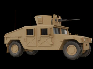 humvee 3d v2 3D Model