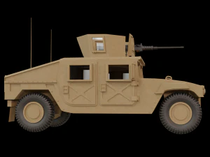 humvee 3d v2 3D Model