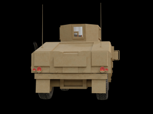 humvee 3d v2 Modelo 3D