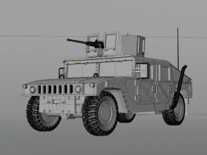 humvee 3d v2 3D Model