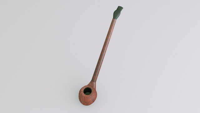 pipe smoking Model 3D .c4d .max .obj .3ds .fbx .stl .blend 
