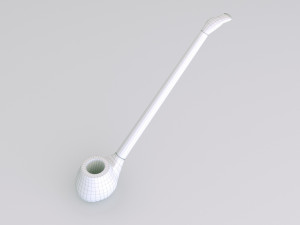 pipe smoking Model 3D