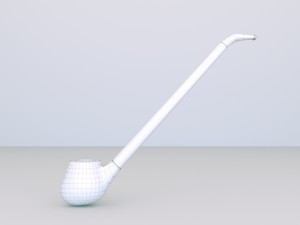 pipe smoking Model 3D