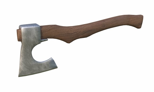 axe Modelo 3D .c4d .max .obj .3ds .fbx .stl .blend 