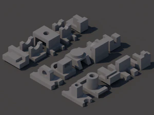 15 моделей-об'єктів 3D Модель