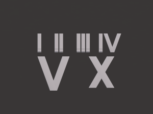 roman numerals 3D Модель