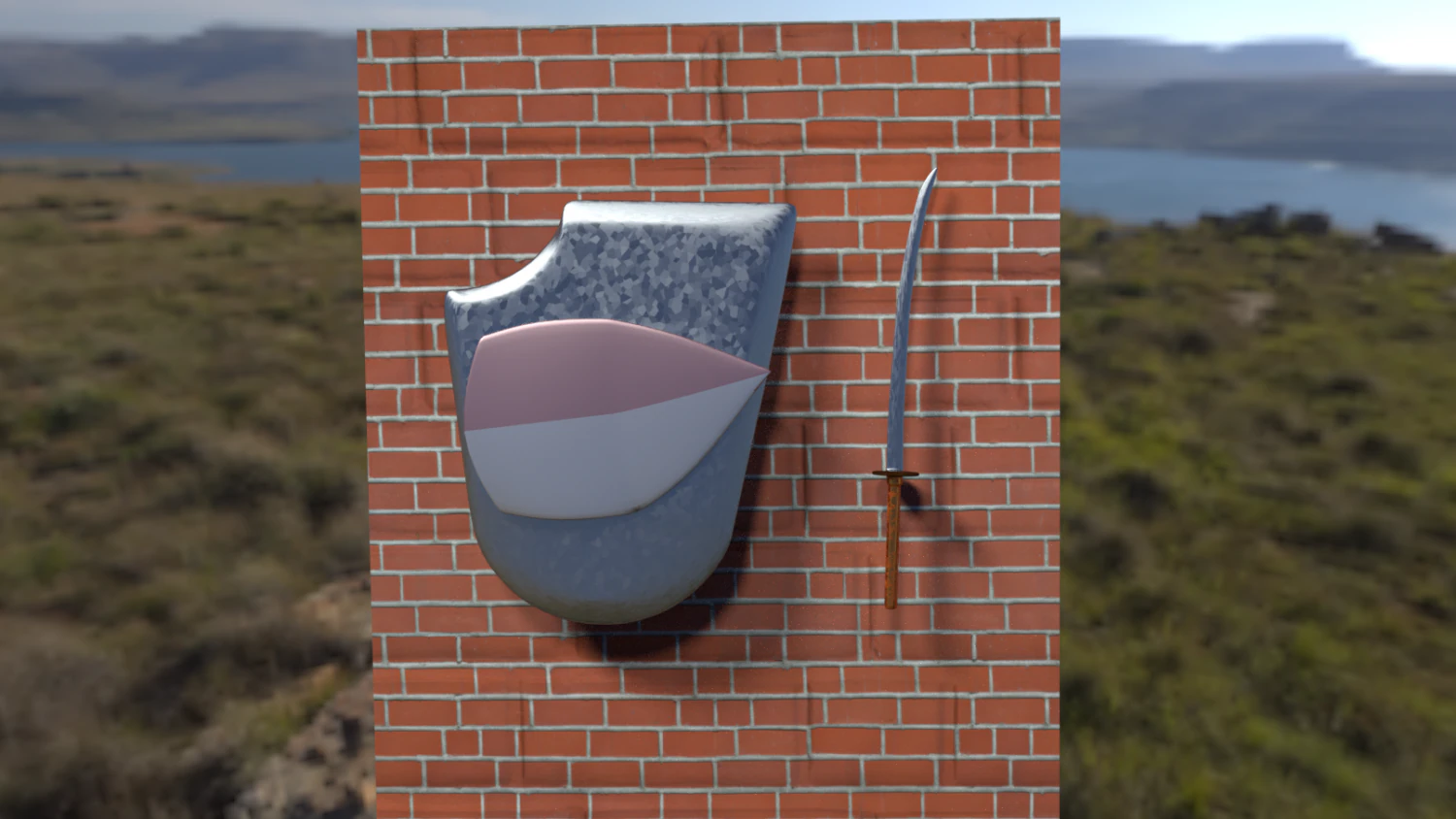 Wall displays 3D Model .c4d .max .obj .3ds .fbx .stl .blend