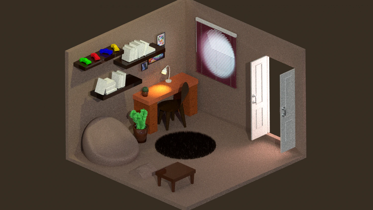 Workspace 3D Model .c4d .max .obj .3ds .fbx .stl .blend 