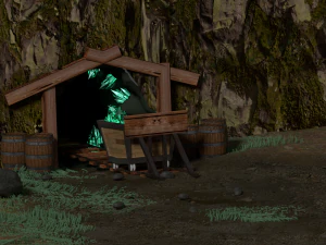 환상의 동굴 3D 모델