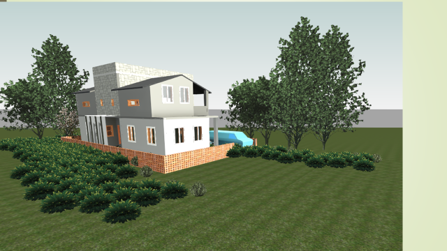 3 bhk housing 3D Модель .c4d .max .obj .3ds .fbx .stl .blend 