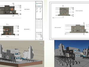 3 bhk housing 3D Модель