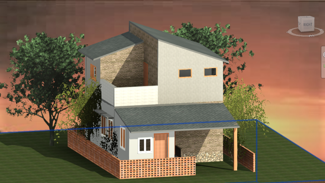2 bhk housing Modello 3D .c4d .max .obj .3ds .fbx .stl .blend 