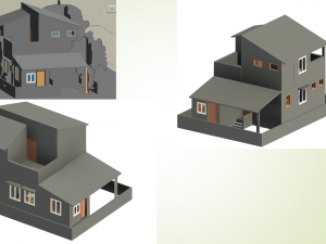 2 bhk housing Modello 3D