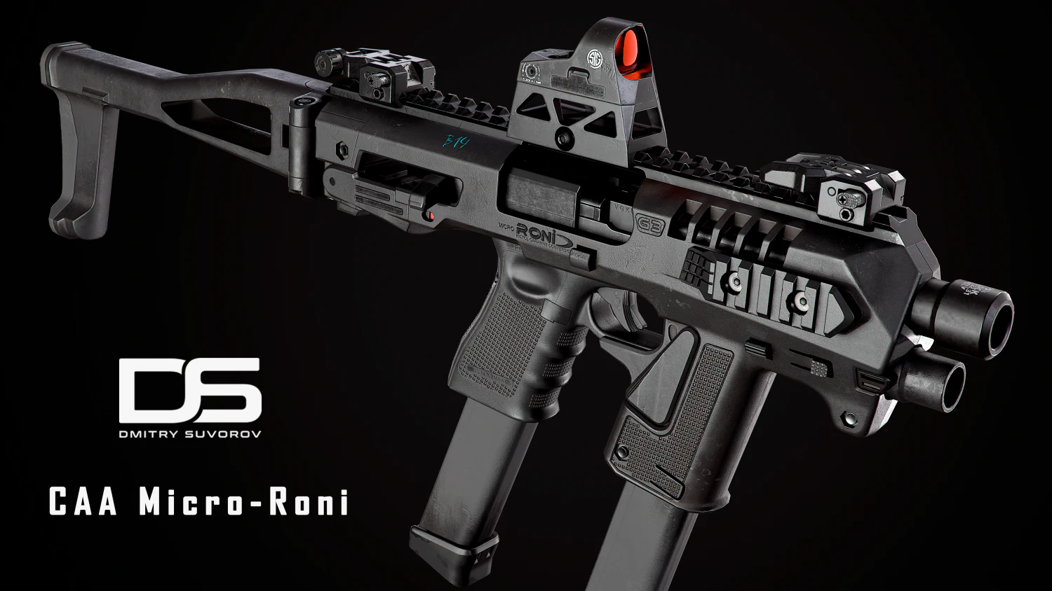 caa micro-roni 3D Model .c4d .max .obj .3ds .fbx .stl .blend 