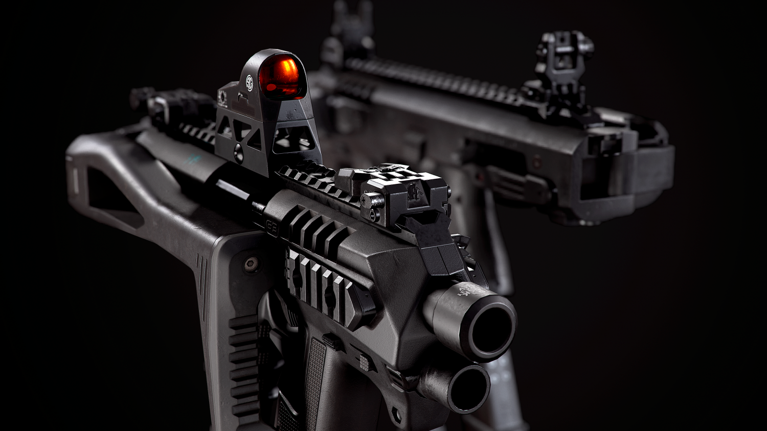 Low-poly 3D Model. caa micro-roni. 