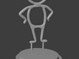 stickman chess set Modèles 3D en vedette