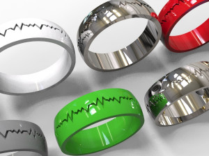 life line ring Modelo de Impressão 3D