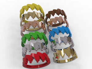 anillo peque&ntilde;o Modelo de impresión 3D