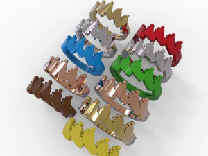 anillo peque&ntilde;o Modelo de impresión 3D