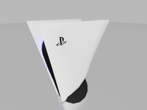 PlayStation5 low poly 3d PS5 Sony Modello 3D