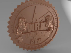 emblema wrp Modelo de Impressão 3D