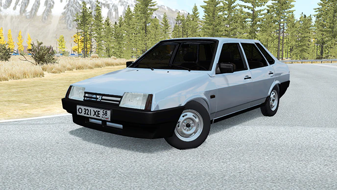 vaz 21099 3D Model .c4d .max .obj .3ds .fbx .stl .blend 