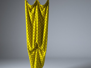 modern loose collar model curtains york au 178 3Dモデル
