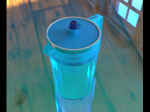 pitcher of water jarra de agua 3D Модель