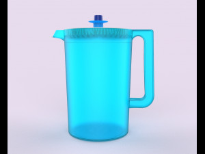 pitcher of water jarra de agua 3D 模型