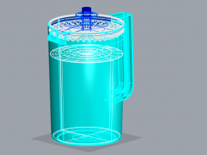 pitcher of water jarra de agua 3D 模型