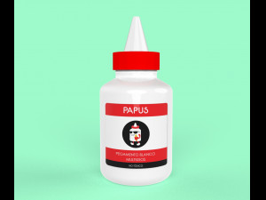 glue container envase de pegamento Model 3D