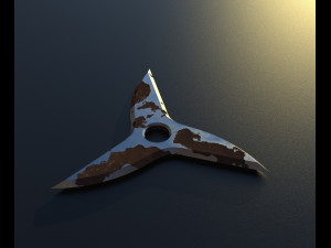 shurikens pack Modello 3D
