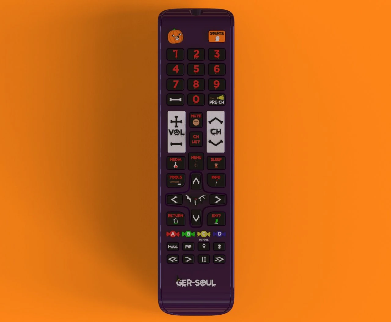 tv remote control control remoto de tv 3D Model .c4d .max .obj .3ds .fbx .stl .blend 