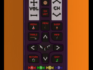 tv remote control control remoto de tv Model 3D