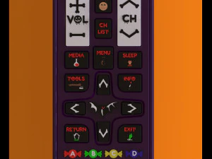tv remote control control remoto de tv 3D Model