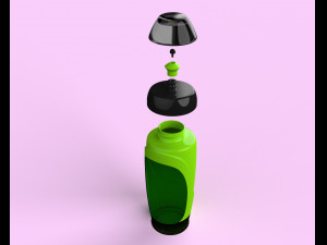 sports bottle botella deportiva 3D Model