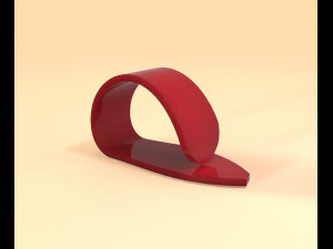 kostka do gitary pa de gitara Model 3D