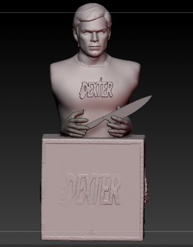 dexter morgan diorama Modelo de Impressão 3D .c4d .max .obj .3ds .fbx .stl .blend 