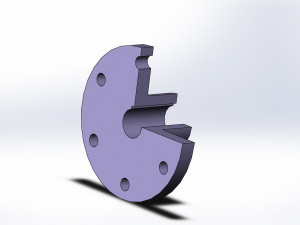 half-coupling Modello 3D