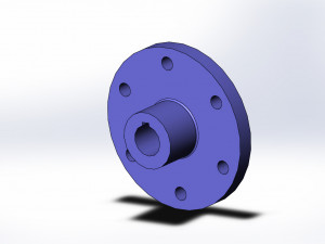 half-coupling Modello 3D