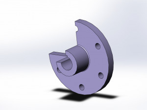 half-coupling Modello 3D