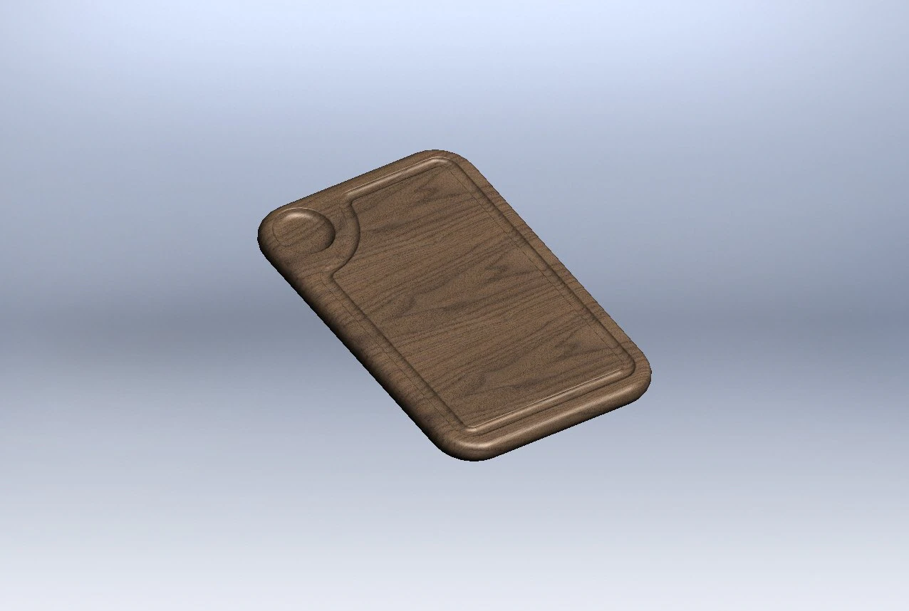 cutting board 3D Model .c4d .max .obj .3ds .fbx .stl .blend 