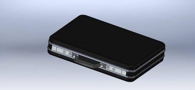 briefcase Modelo 3D .c4d .max .obj .3ds .fbx .stl .blend 