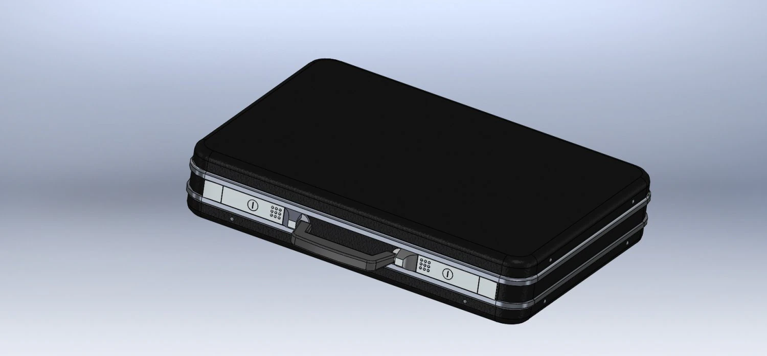 briefcase 3D Model .c4d .max .obj .3ds .fbx .stl .blend 